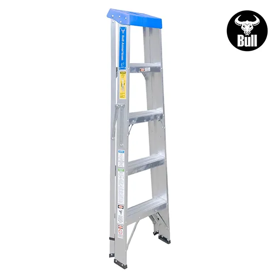 ESCALERA ALUMINIO TIJERA SIMPLE ACCESO 5 PASOS 90KG 1.53m ATS90-5III AMERICAN BULL