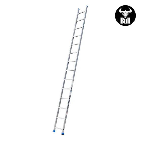 ESCALERA ALUMINIO TIPO ARRIMO 14 PASOS 150KG 4.27m AA150-14IA AMERICAN BULL