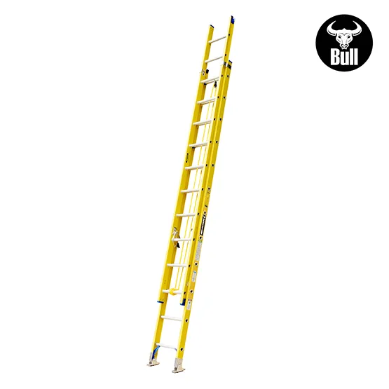 ESCALERA FIBRA TELESCOPICA 24 PASOS 102KG 6.59m FTT102-24II AMERICAN BULL