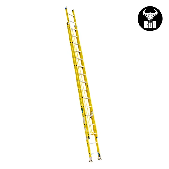 ESCALERA FIBRA TELESCOPICA 32 PASOS 113KG 9.02m FTT113-32I AMERICAN BULL