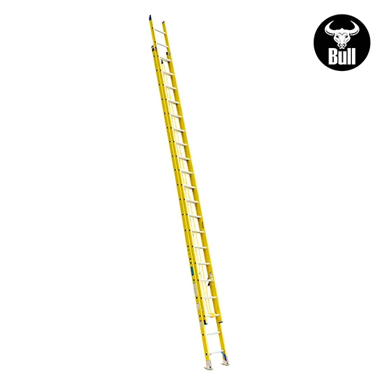 ESCALERA FIBRA TELESCOPICA 40 PASOS 136KG 11.39m FTT136-40IA AMERICAN BULL