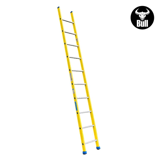 ESCALERA FIBRA TIPO ARRIMO 10 PASOS 150KG 3.05m FA150-10IA AMERICAN BULL