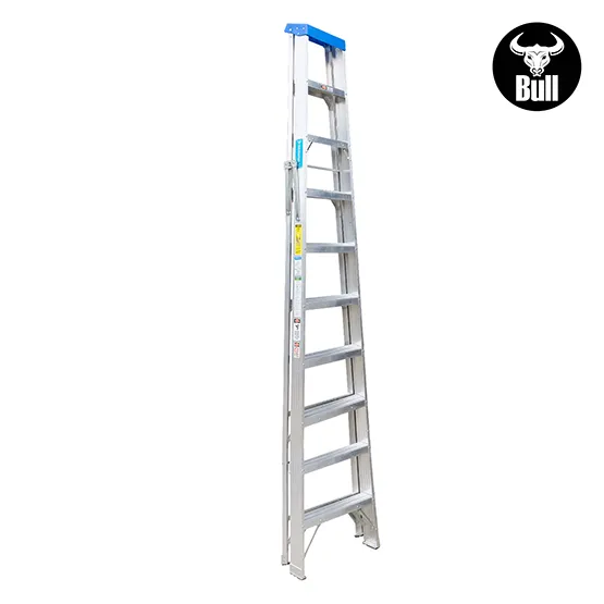 ESCALERA ALUMINIO TIJERA SIMPLE ACCESO 10 PASOS 136KG 3.05m ATS136-10IA AMERICAN BULL