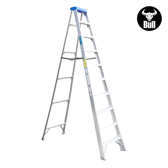 ESCALERA ALUMINIO TIJERA SIMPLE ACCESO 10 PASOS 136KG 3.05m ATS136-10IA AMERICAN BULL