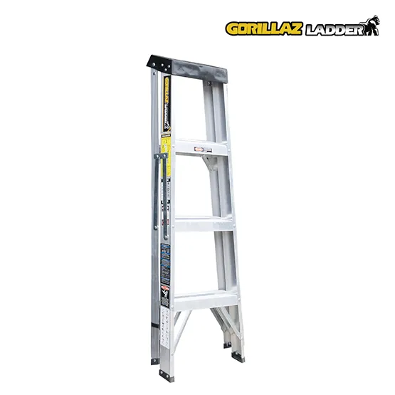 ALUMINIO ESCALERA TIJERA SIMPLE 1.22m GATS4-III GORILLAZ 90KG