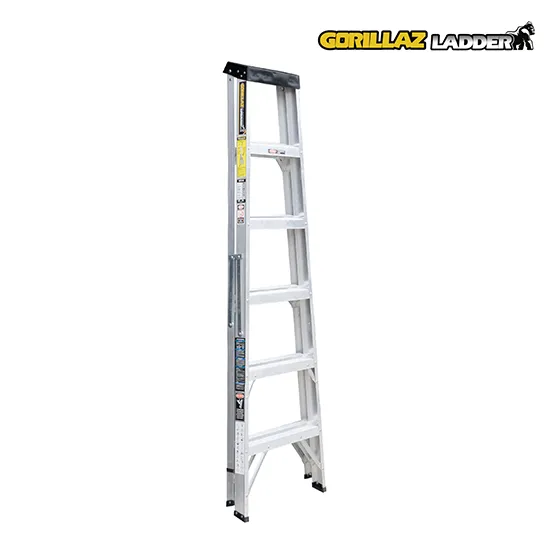 ALUMINIO ESCALERA TIJERA SIMPLE 1.83m GATS6-III GORILLAZ 90KG