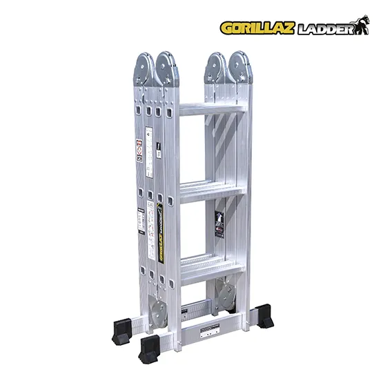 ALUMINIO ESCALERA MULTIPROPOSITO GAM12-IA+ PASOS GORILLAZ 150KG