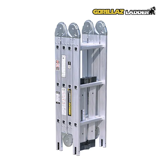 ALUMINIO ESCALERA MULTIPROPOSITO GAM16-IA+ PASOS GORILLAZ 150KG