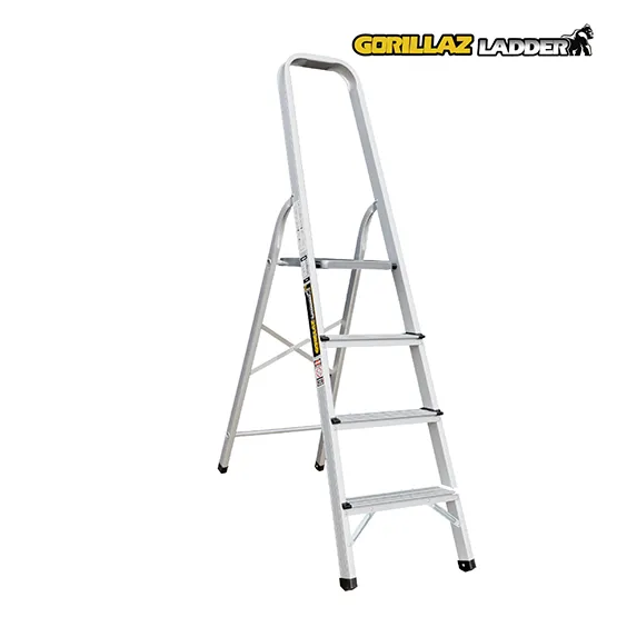 ALUMINIO ESCALERA BANQUETA 0.84m GAB4-IA GORILLAZ 150KG