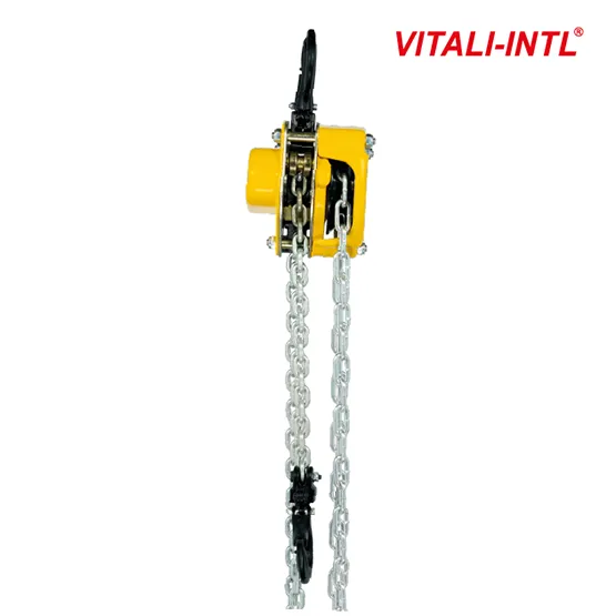 TECLE MANUAL 0.5T YAL0050 3mtsCARGA 5x15mm(1) G80 - 3mtsMANDO 5x25x17mm(2) VITALINTL